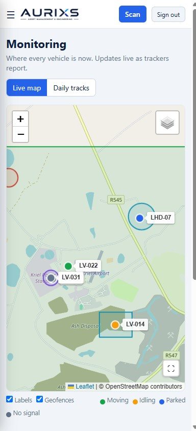 Téléphone : carte des unités dans la concession